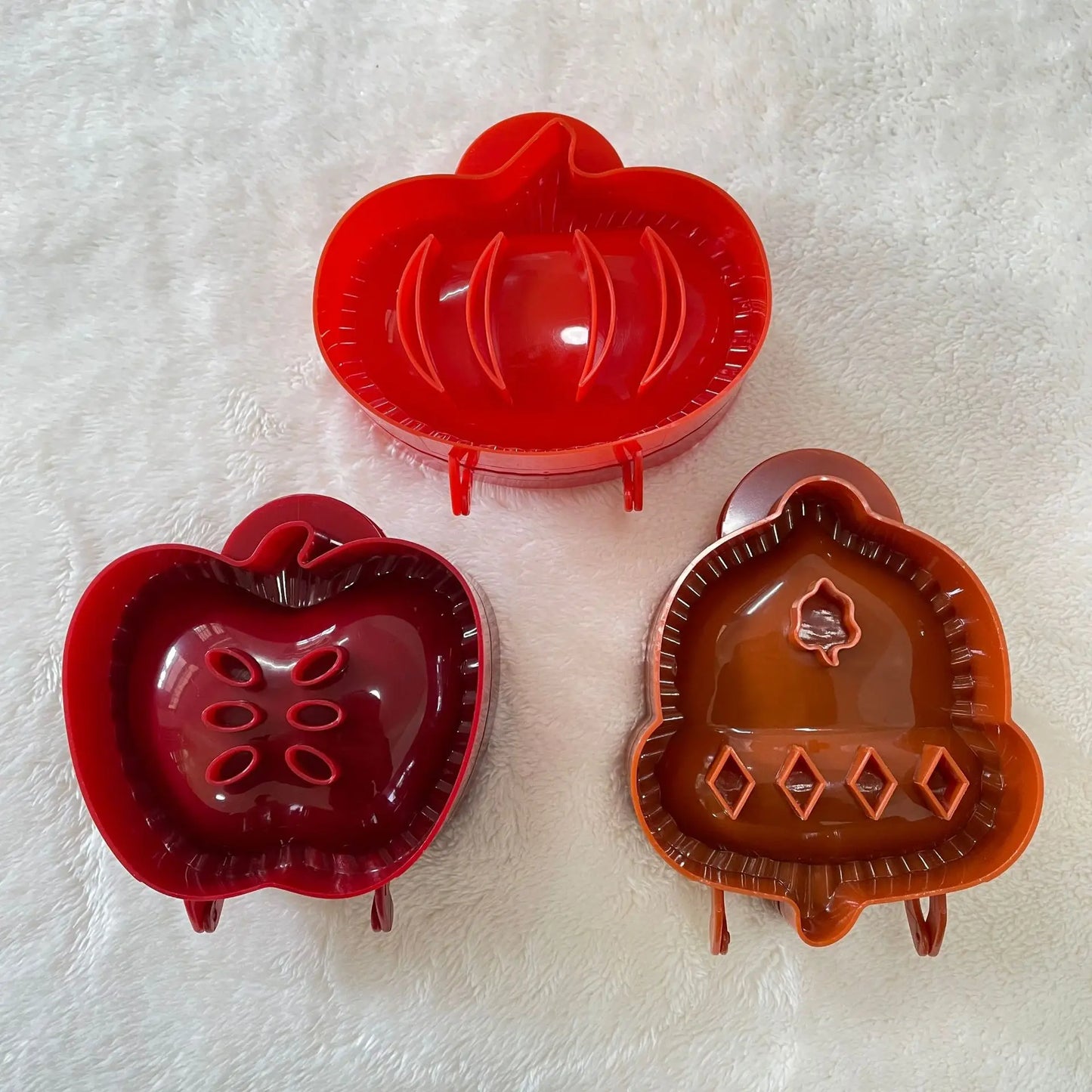Fall Hand Pie Molds Set Mini Pie Mould Dough Press Mold Tools Christmas Halloween Baking Pie Molds Pumpkins Apples Hazelnuts