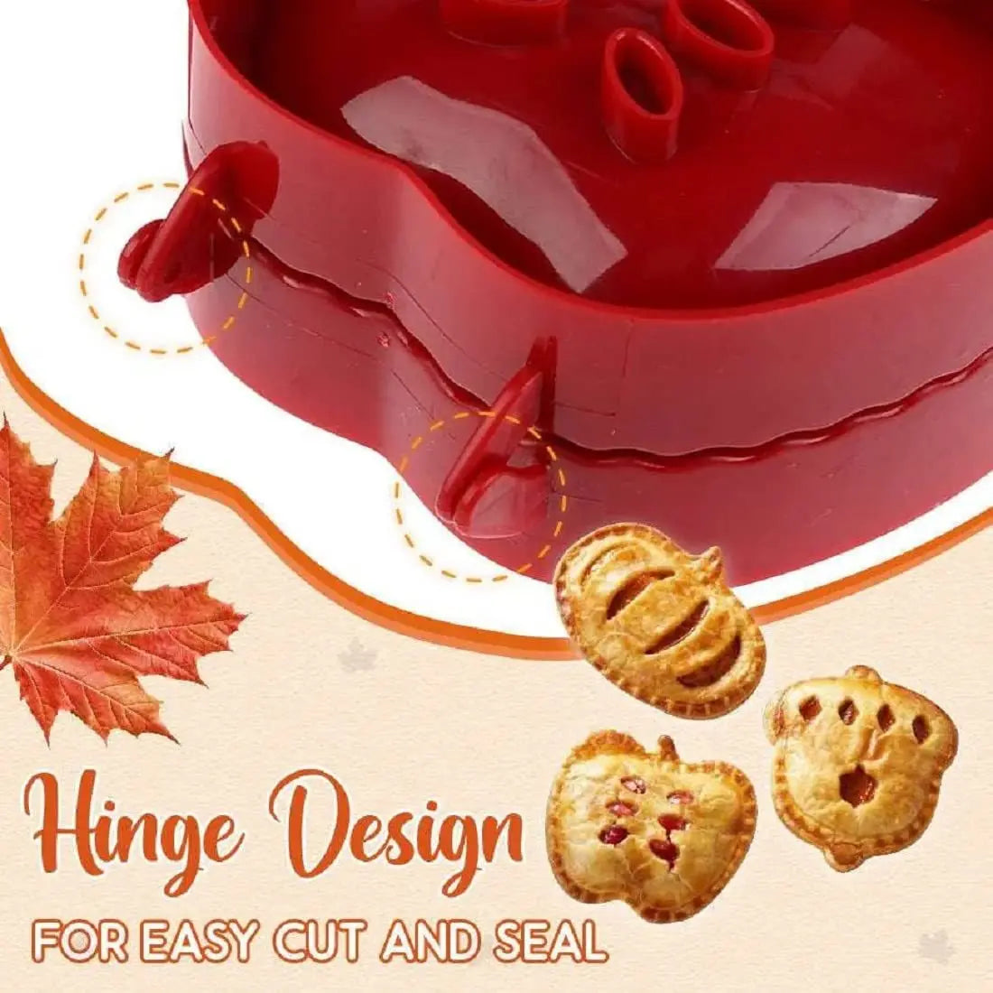 Fall Hand Pie Molds Set Mini Pie Mould Dough Press Mold Tools Christmas Halloween Baking Pie Molds Pumpkins Apples Hazelnuts