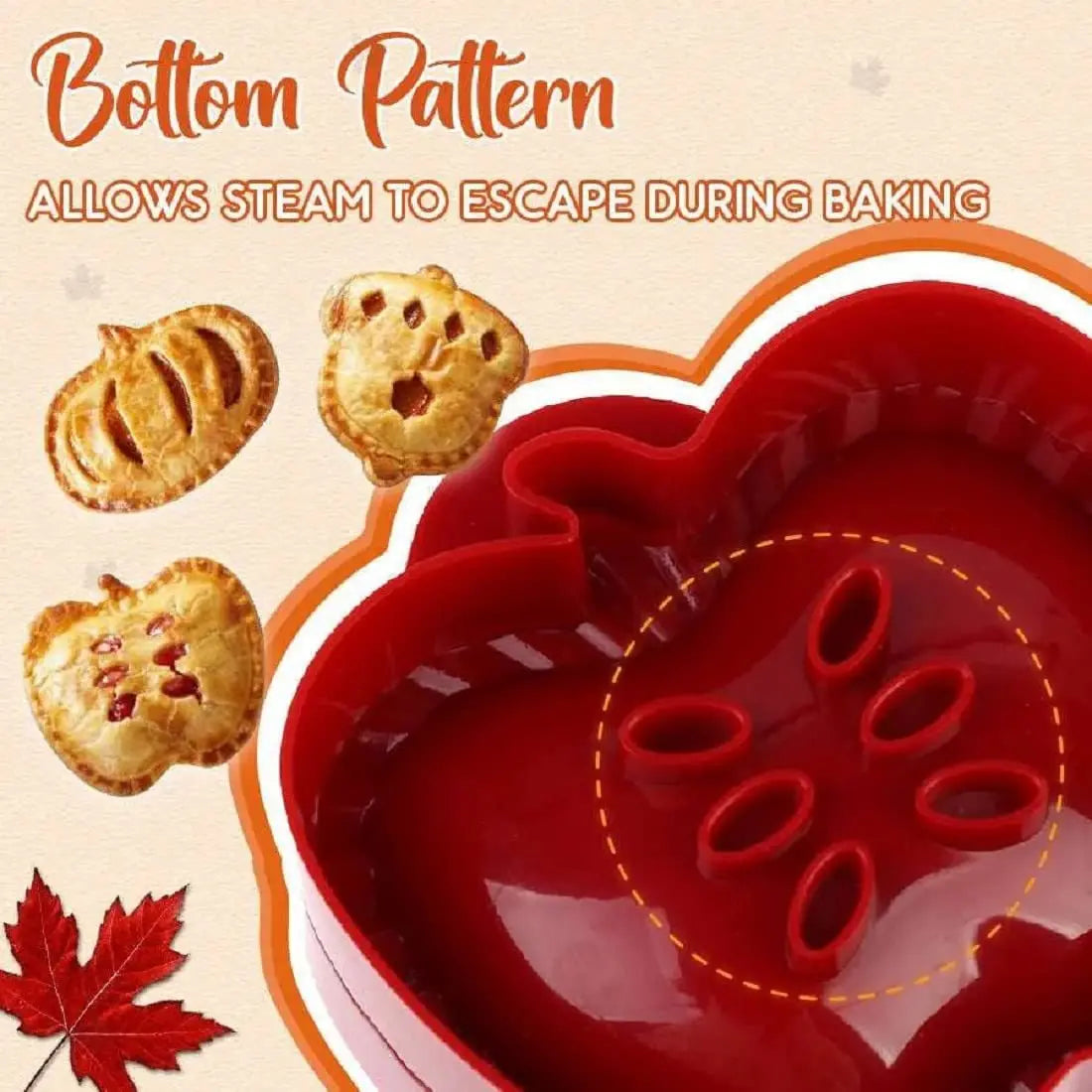 Fall Hand Pie Molds Set Mini Pie Mould Dough Press Mold Tools Christmas Halloween Baking Pie Molds Pumpkins Apples Hazelnuts